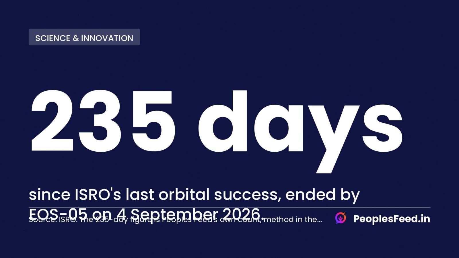 ISRO EOS-05 launch ended 235 days without an orbital success and put India first geo imager in orbit